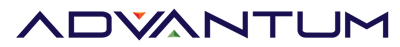 advantum logo blue