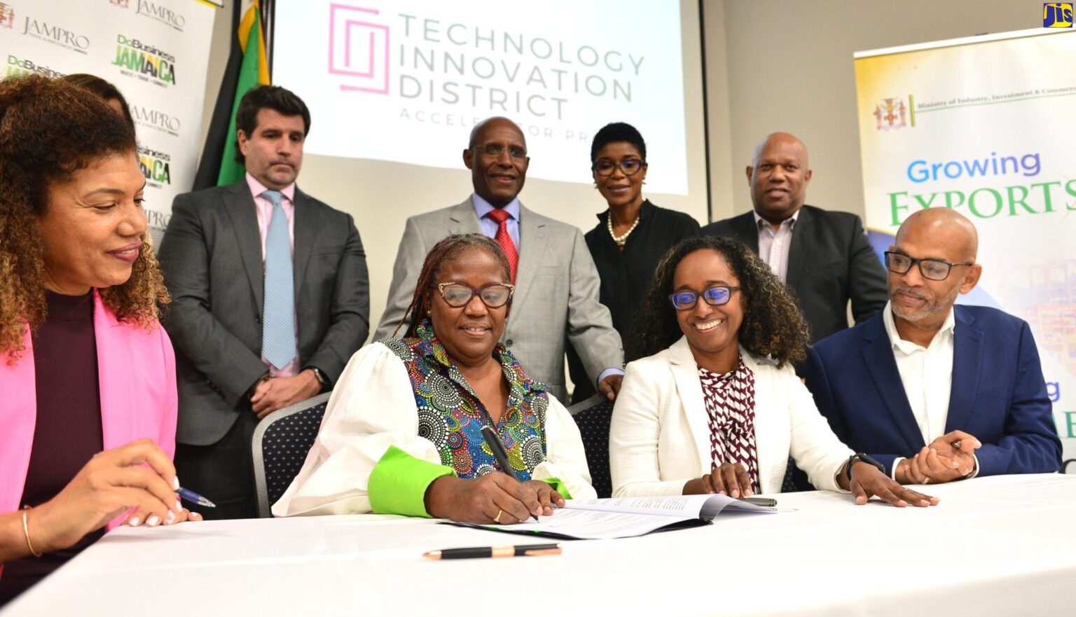 Jamaican technology firms participating in a government accelerator programme
